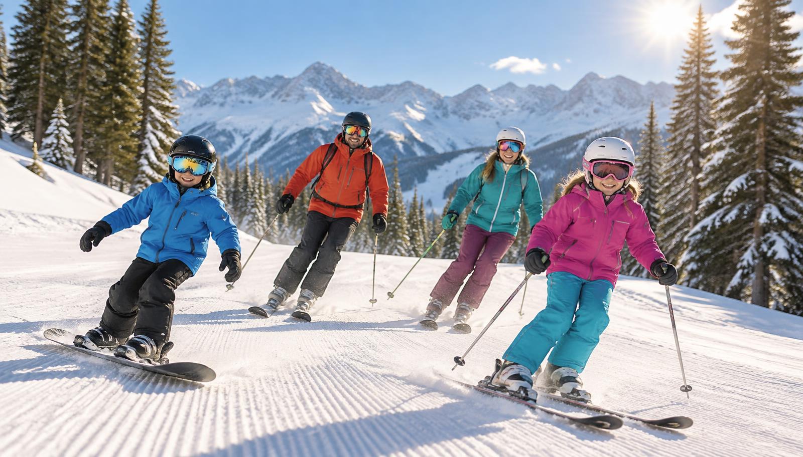 Homeschool Ski Week — a family meetup in Solitude Mountain, Utah